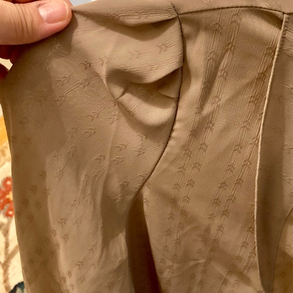 Vintage Jean de Pierre Soft Brown Front Detail Blouse - Picture 5 of 12